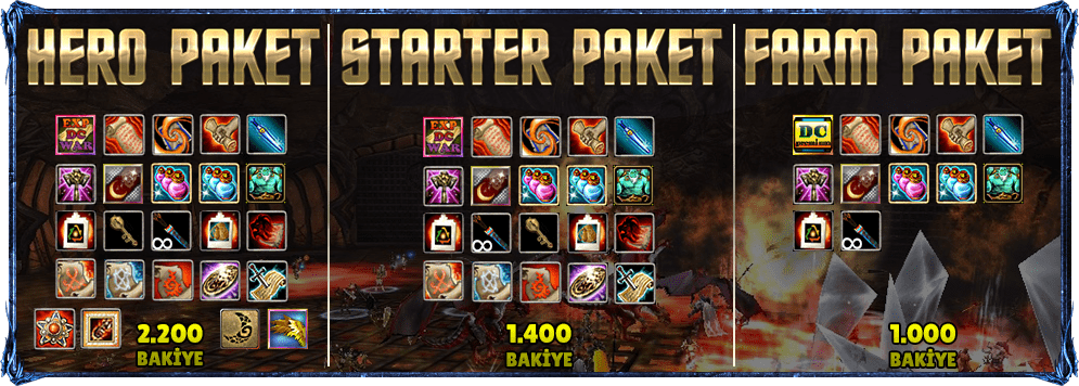 Hero Paket Starter Paket Farm Paket